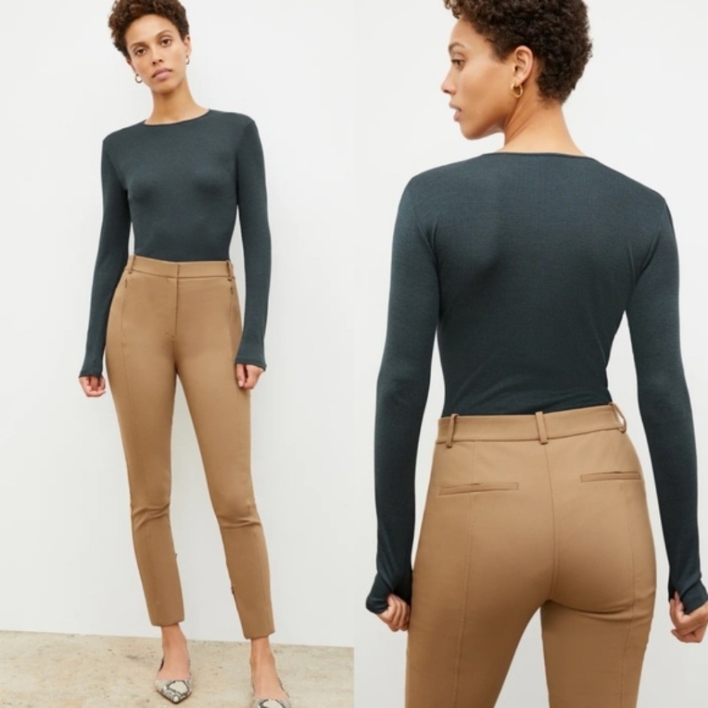 MM LaFleur The Curie Pant PowerStretch Tan Saddle Size 14